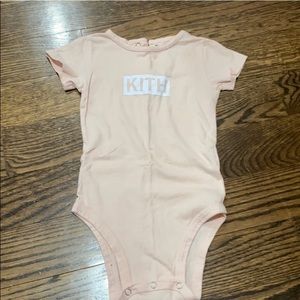 Blush color kith onesie size 12 months